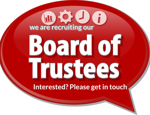 We are recruiting our board of trustees